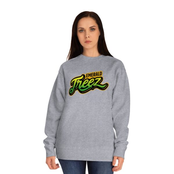 Emerald Treez long-sleeve shirt, grey t-shirt, casual wear, marijuana shop, cannabis dispensary merchandise, OKC